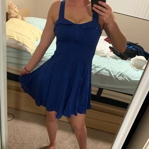 Pretty Blue A-line Dress